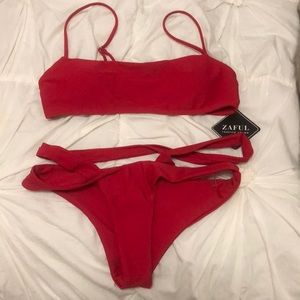 Red Zaful bathing suit! BNWT